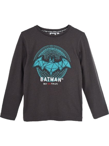 Tmavosivé tričko s potlačou Batman