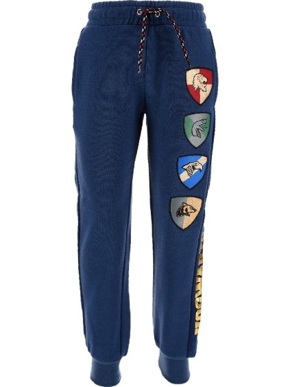 Harry Potter modré velúrové tepláky