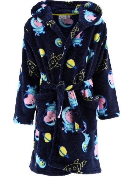 Tmavomodrý chlapčenský župan Peppa Pig