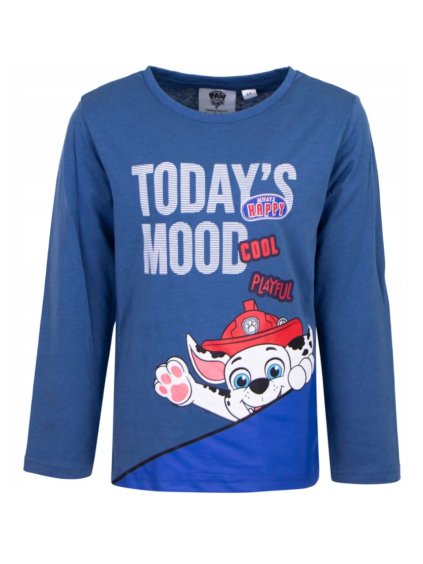Modré dlhé tričko Paw Patrol