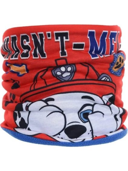 Červený fleecový nákrčník Paw Patrol