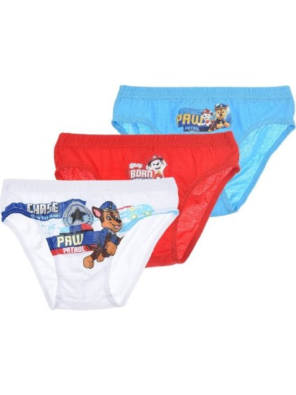 Modro-červeno-biely set chlapčenskej bielizne Paw Patrol