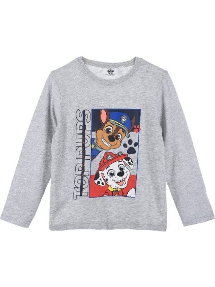 Sivé tričko s dlhým rukávom Paw Patrol