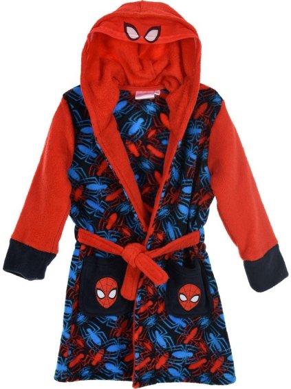 Červeno-čierny župan Spider-Man