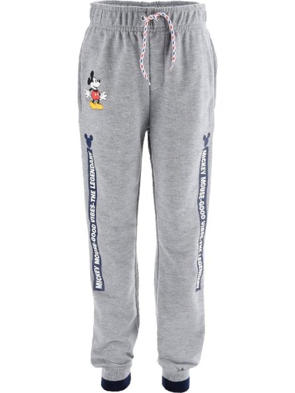 Šedé chlapčenské tepláky Mickey Mouse