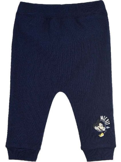 Tmavomodré detské tepláky Mickey Mouse