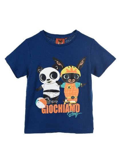 Tmavomodré chlapčenské tričko Bing Bunny