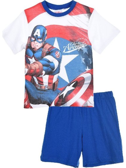 Avengers Marvel Captain America modré chlapčenské pyžamo