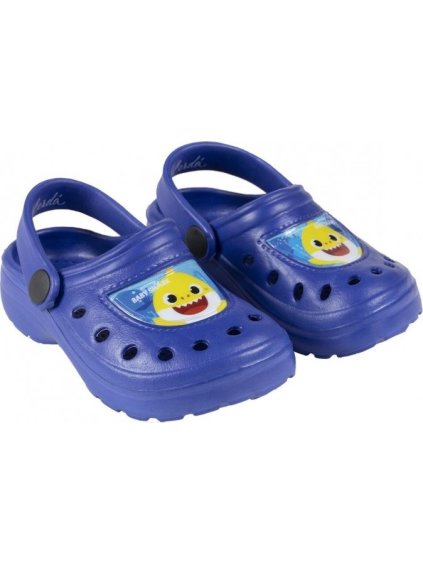 Baby Shark tmavo modré chlapčenské nazúvaky
