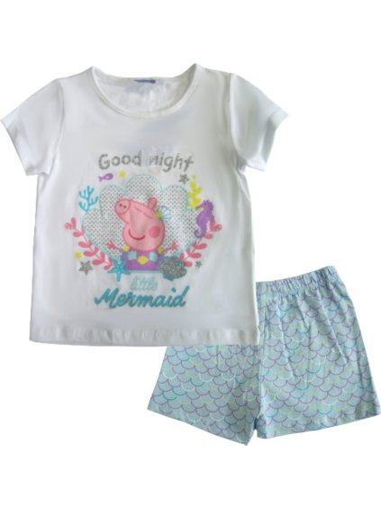 Modro-biele dievčenské pyžamo Peppa Pig