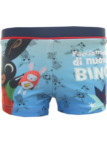Modré chlapčenské plavky Bing