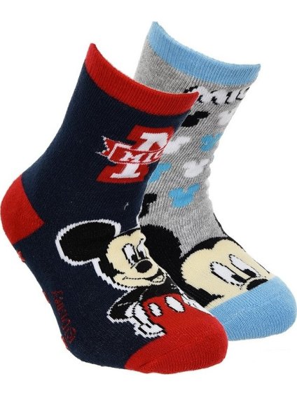 Modro-sivá sada ponožiek Mickey