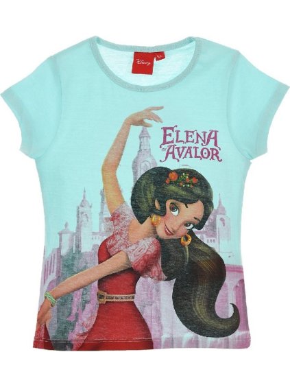 Elena from Avalor mintové dievčenské tričko s potlačou