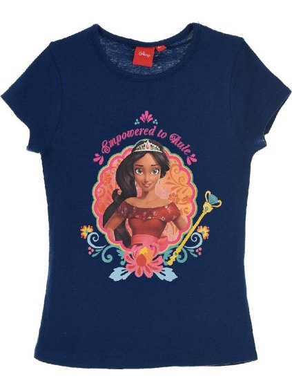 Elena from Avalor tmavomodré dievčenské tričko