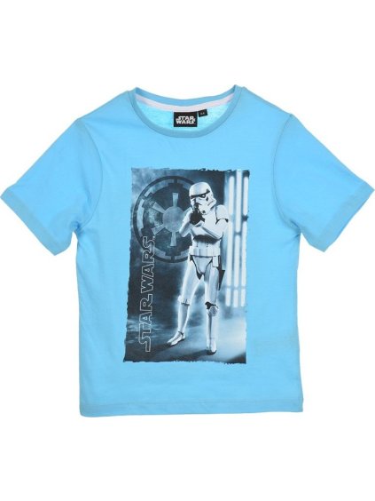 Star Wars svetlomodré chlapčenské tričko