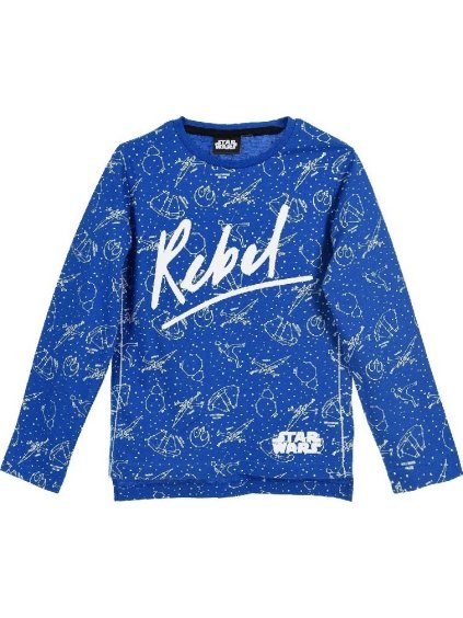 Star Wars modré chlapčenské tričko s potlačou