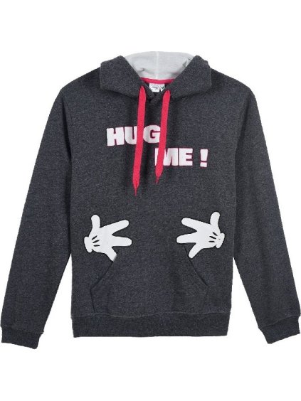 Disney Mickey Mouse tmavosivá mikina s kapucňou