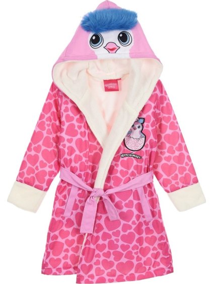 Hatchimals - ružový dievčenský župan