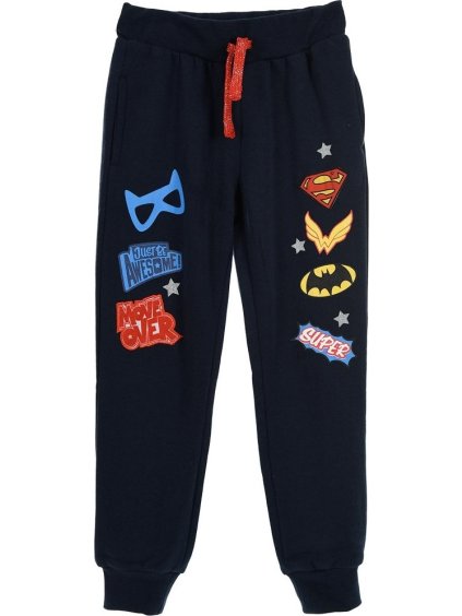Super Hero Girls - Tmavomodré dievčenské tepláky