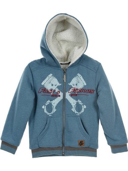 Fast and Furious - Modrá chlapčenská mikina