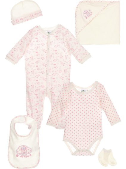 Svetloružová sada pre dievčatá Minnie Mouse