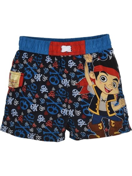 Captain Jake chlapčenské modré plavecké kraťasy