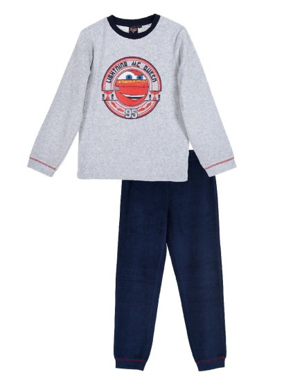 Disney Cars chlapčenské sivé pyžamo
