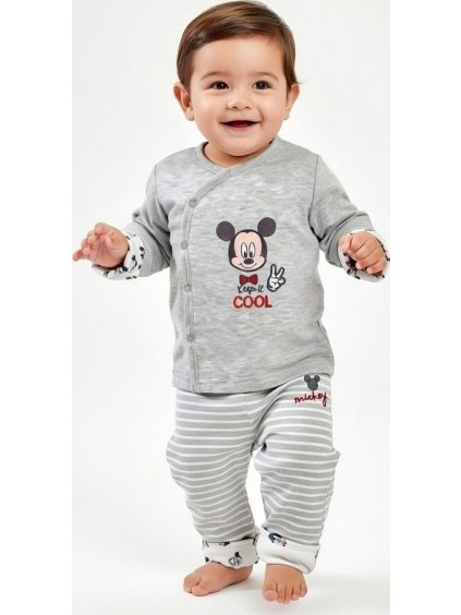 Mickey Mouse Disney Baby sivý chlapčenský set