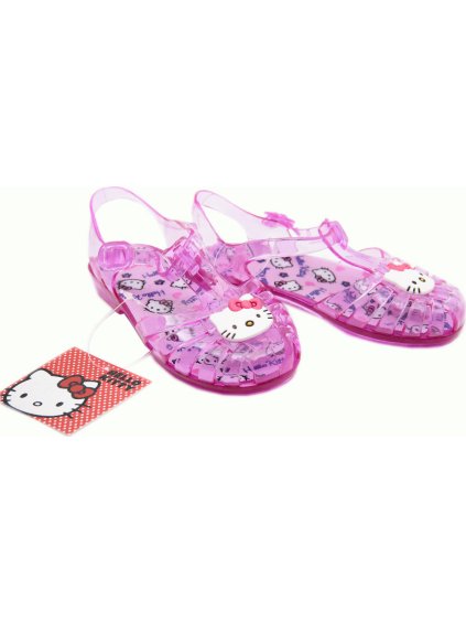 Hello Kitty letné dievčenské ružové sandálky