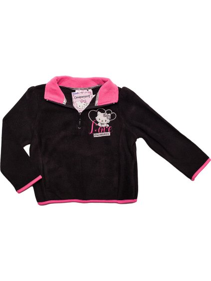 Charmmy Kitty čierna dievčenská mikina LOVE