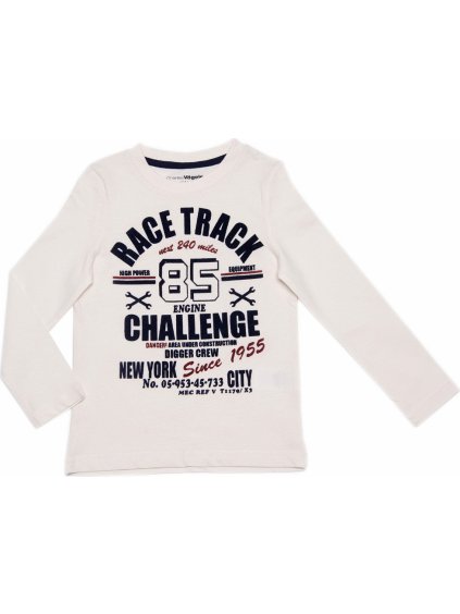 Chlapčenské biele tričko Race Track 85