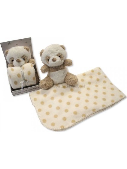 Snuggle BABY deka s plyšovým medvedíkom