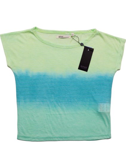 Emoi dievčenské pruhované tričko s krátkym rukávom