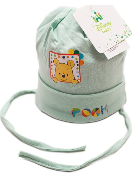 Macko PÚ Baby cap svetlozelená