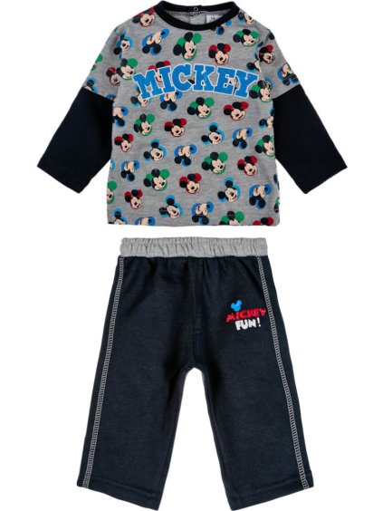 Mickey Mouse čierna chlapčenská súprava