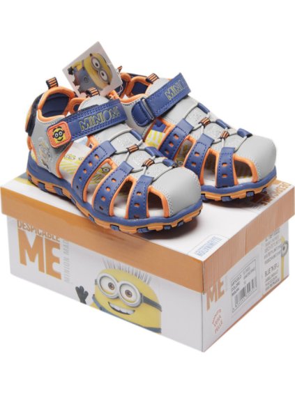 Mimoni Modrosivé chlapčenské sandále