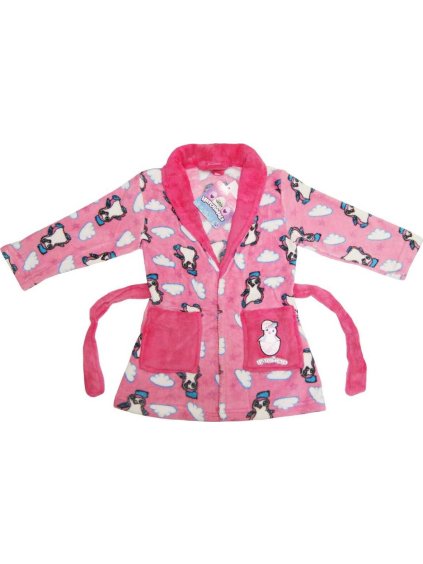 HATCHIMALS Ružový župan pre dievčatá