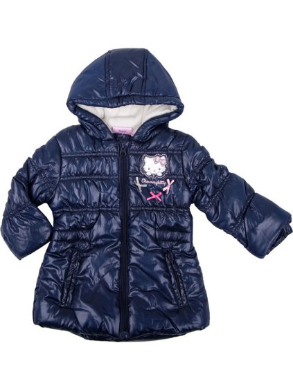 Charmmy Kitty dievčenská prešívaná modrá bunda