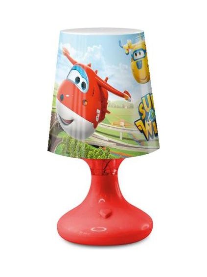 Super Wings červená mini LED lampa