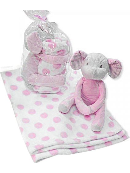 Dievčenská súprava deka + sloník