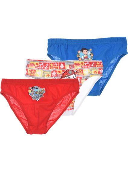Tlapková patrola červeno-modré slipy 3 pack