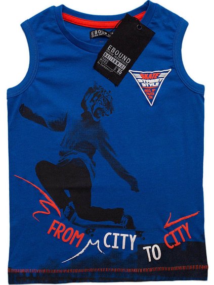 Ebound modré chlapčenské tielko