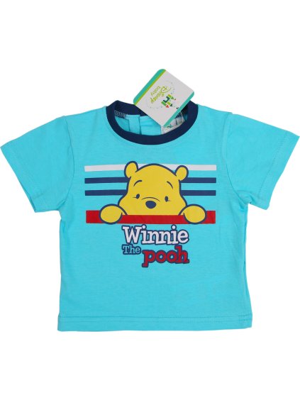 Macko Pú modré tričko