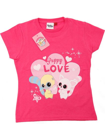 YooHoo Friends dievčenské ružové tričko