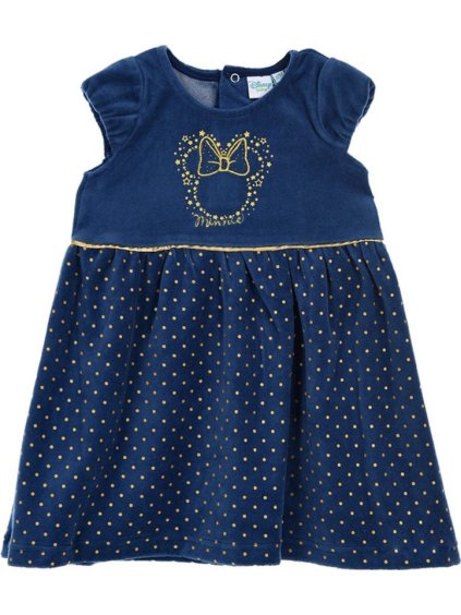 Minnie Mouse tmavomodré šatičky