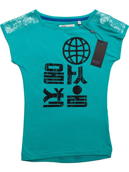 Emoi Zelené tričko s potlačou