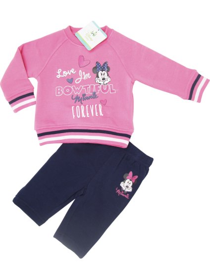 Minnie Mouse dievčenská tepláková súprava ružová