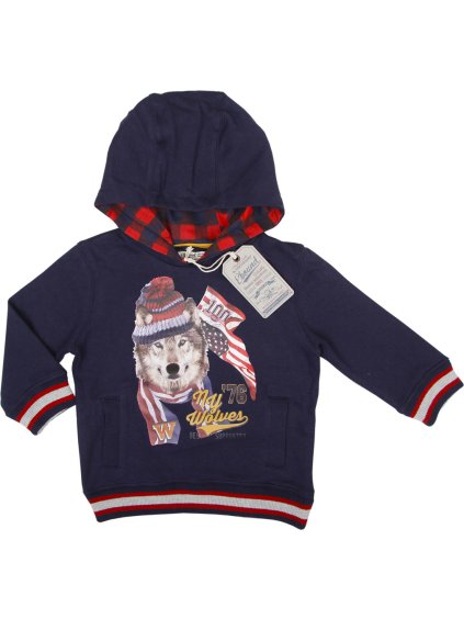 E-bound Modrá mikina Wolf