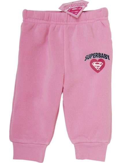 Super Baby ružové dievčenské tepláky