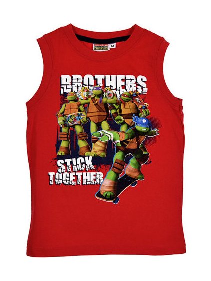 Ninja Turtles Červené tričko bez rukávov